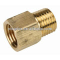 1/4" Male X 1/4" Female Brass Pipe Coupling